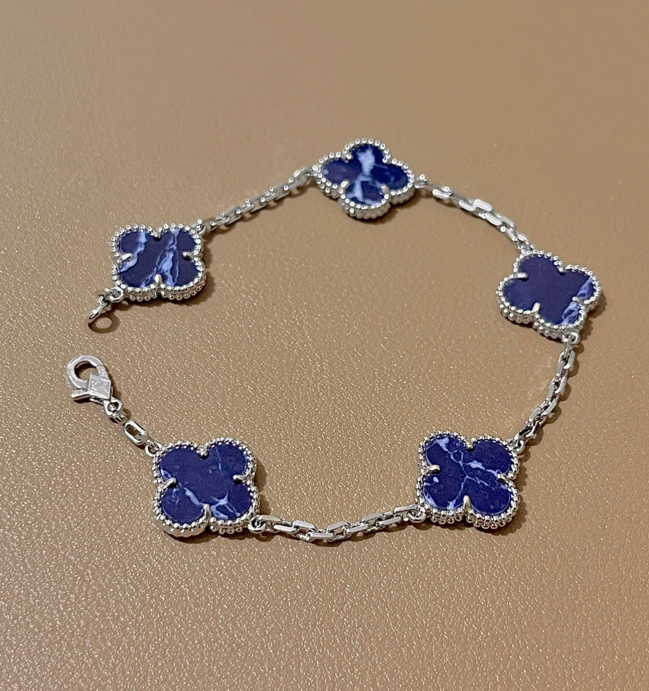 Vintage Alhambra bracelet, Bluew